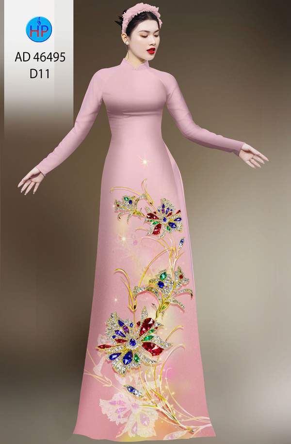 Vải Áo Dài Hoa In 3D AD 46495 16 1786675535 312 vai ao dai hoa in 3d ad 46495