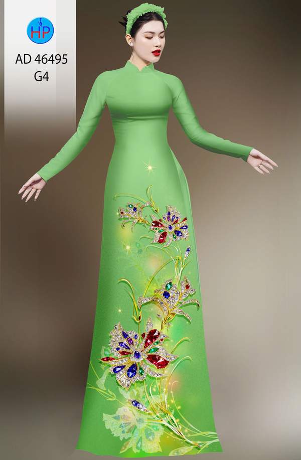 Vải Áo Dài Hoa In 3D AD 46495 17 1786675535 618 vai ao dai hoa in 3d ad 46495