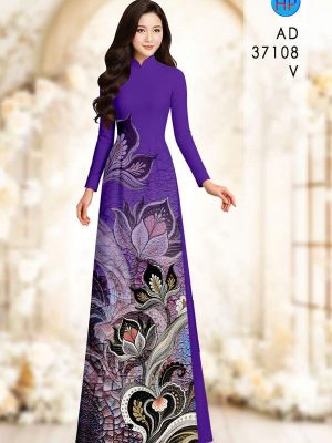 Vải Áo Dài Hoa Sen AD 37108 19 1786675969 382 vai ao dai hoa sen ad 37108