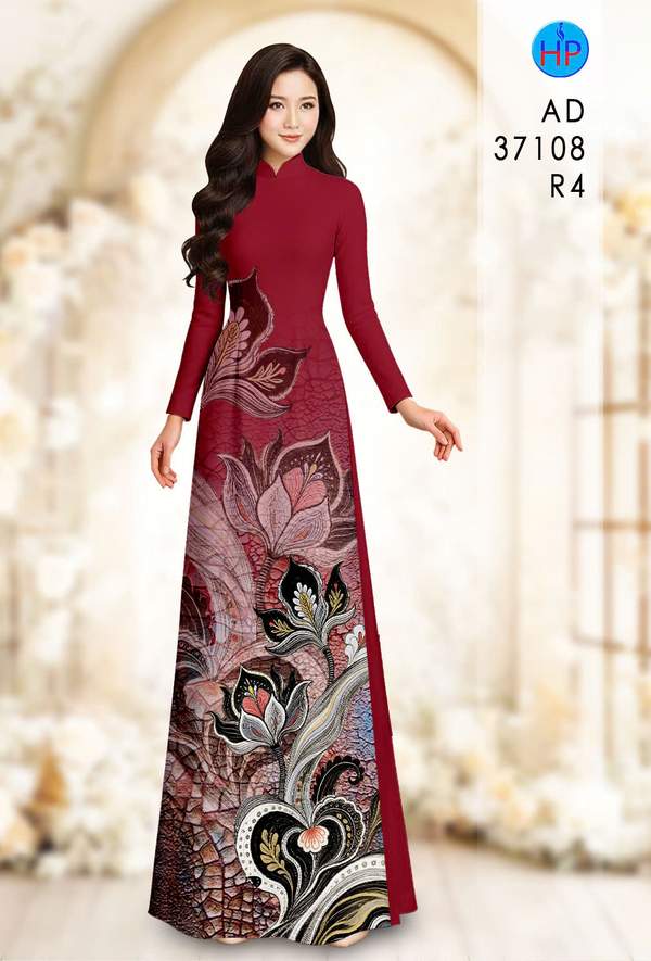 Vải Áo Dài Hoa Sen AD 37108 4 1786675969 810 vai ao dai hoa sen ad 37108
