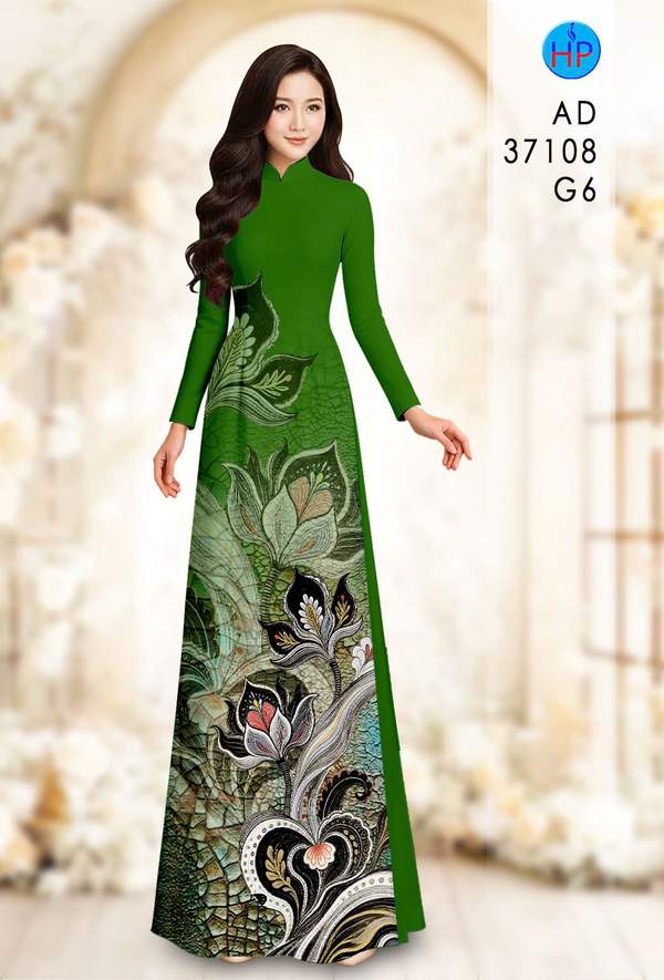Vải Áo Dài Hoa Sen AD 37108 7 1786675970 592 vai ao dai hoa sen ad 37108