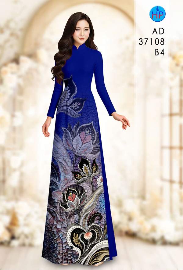 Vải Áo Dài Hoa Sen AD 37108 9 1786675970 616 vai ao dai hoa sen ad 37108