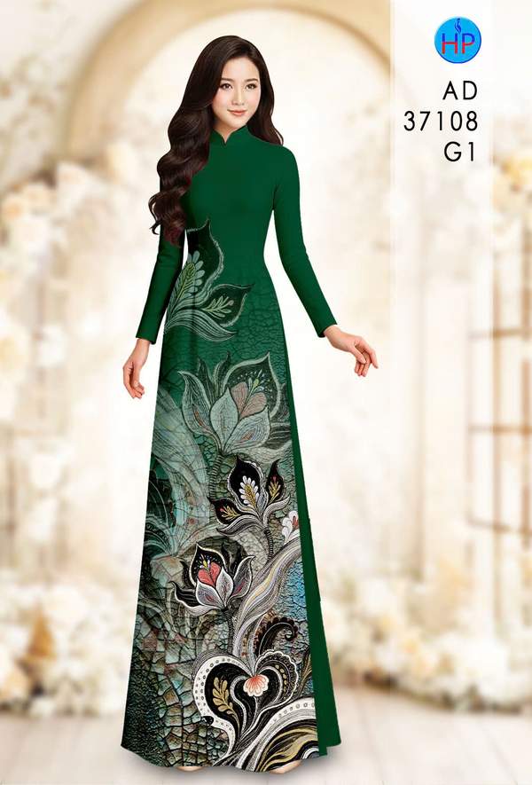 Vải Áo Dài Hoa Sen AD 37108 16 1786675971 220 vai ao dai hoa sen ad 37108