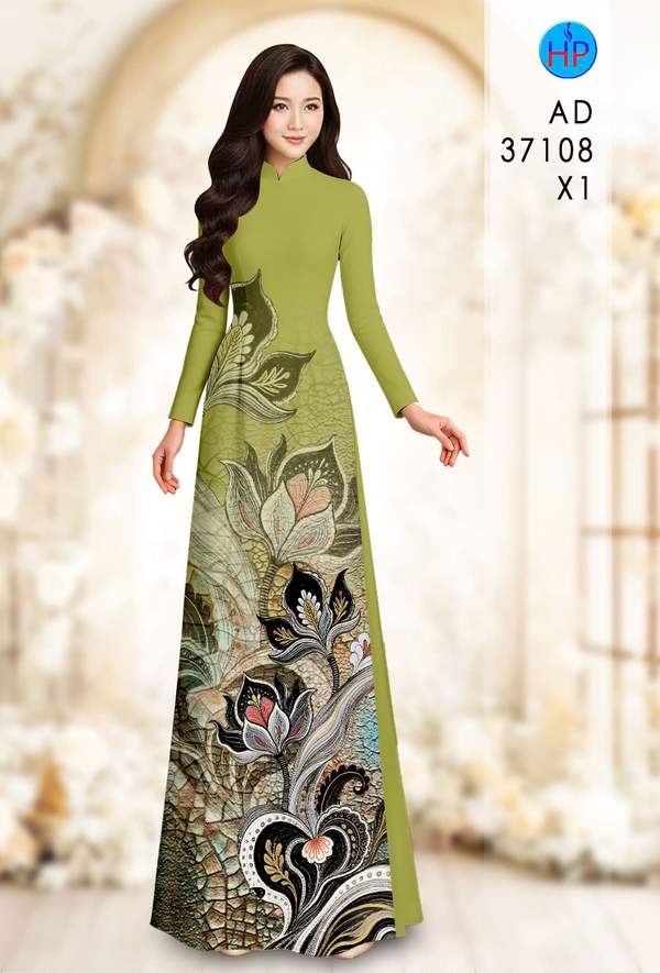 Vải Áo Dài Hoa Sen AD 37108 13 1786675971 904 vai ao dai hoa sen ad 37108
