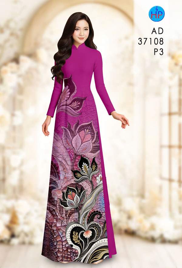 Vải Áo Dài Hoa Sen AD 37108 15 1786675971 947 vai ao dai hoa sen ad 37108