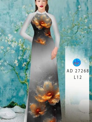Vải Áo Dài Hoa In 3D AD 27268 20 1786676834 112 vai ao dai hoa in 3d ad 27268