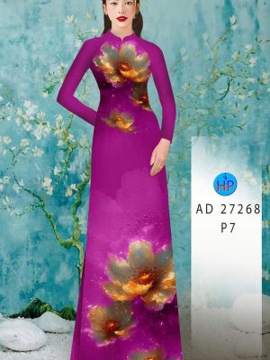 Vải Áo Dài Hoa In 3D AD 27268 19 1786676834 724 vai ao dai hoa in 3d ad 27268