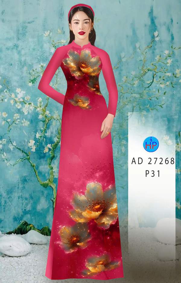 Vải Áo Dài Hoa In 3D AD 27268 4 1786676834 925 vai ao dai hoa in 3d ad 27268