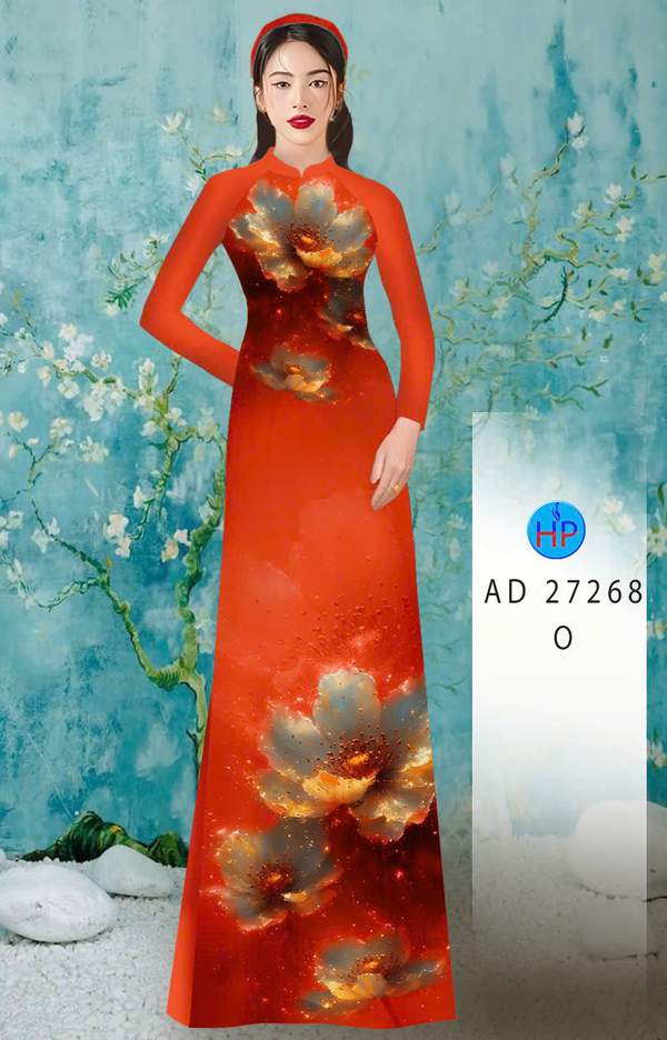 Vải Áo Dài Hoa In 3D AD 27268 8 1786676835 100 vai ao dai hoa in 3d ad 27268