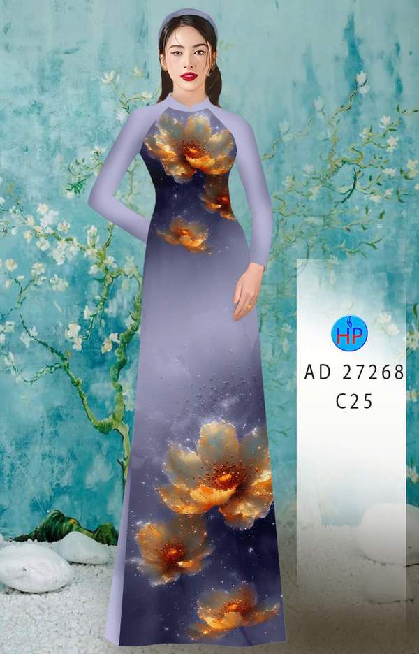 Vải Áo Dài Hoa In 3D AD 27268 7 1786676835 751 vai ao dai hoa in 3d ad 27268