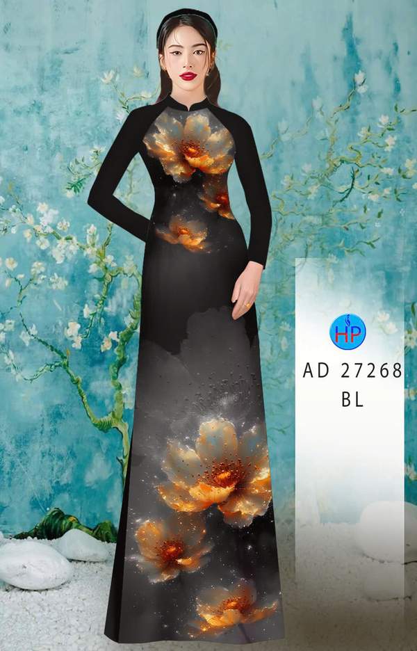 Vải Áo Dài Hoa In 3D AD 27268 12 1786676836 225 vai ao dai hoa in 3d ad 27268