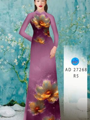 Vải Áo Dài Hoa In 3D AD 27268 31 1786676836 85 vai ao dai hoa in 3d ad 27268