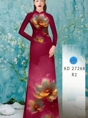Vải Áo Dài Hoa In 3D AD 27268 32 1786676836 867 vai ao dai hoa in 3d ad 27268