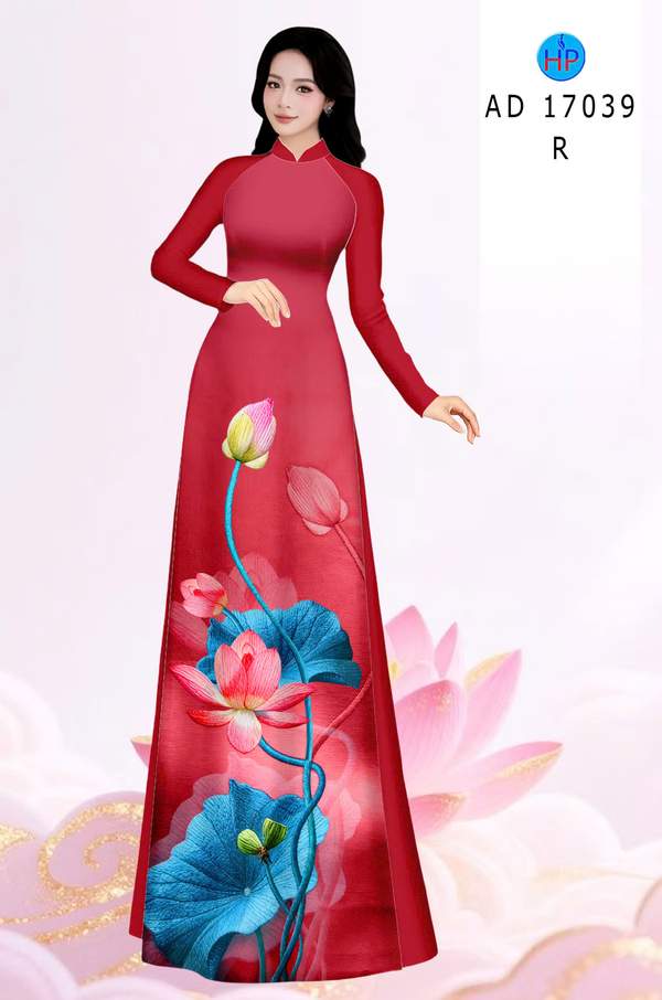 Vải Áo Dài Hoa Sen AD 17039 3 1786778940 515 vai ao dai hoa sen ad 17039