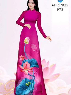 Vải Áo Dài Hoa Sen AD 17039 21 1786778940 884 vai ao dai hoa sen ad 17039