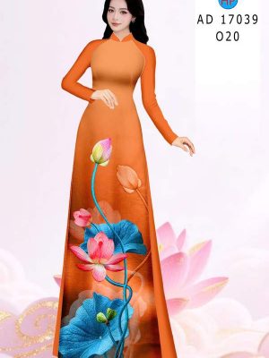 Vải Áo Dài Hoa Sen AD 17039 24 1786778941 154 vai ao dai hoa sen ad 17039