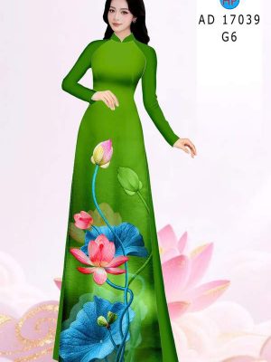 Vải Áo Dài Hoa Sen AD 17039 23 1786778941 312 vai ao dai hoa sen ad 17039