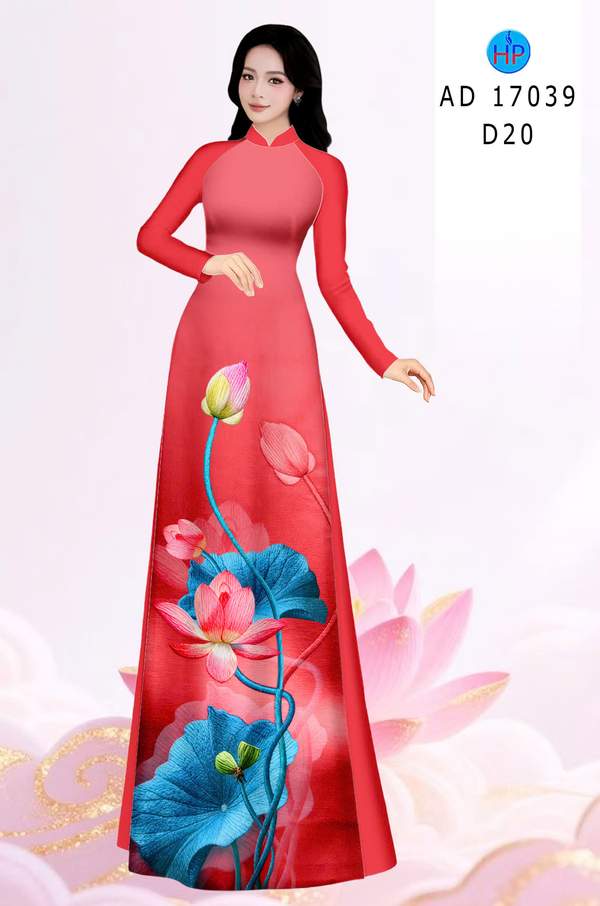 Vải Áo Dài Hoa Sen AD 17039 9 1786778941 468 vai ao dai hoa sen ad 17039