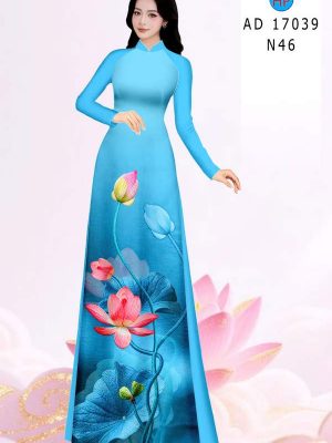 Vải Áo Dài Hoa Sen AD 17039 27 1786778941 601 vai ao dai hoa sen ad 17039
