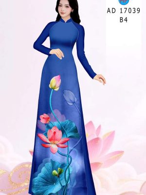 Vải Áo Dài Hoa Sen AD 17039 31 1786778943 249 vai ao dai hoa sen ad 17039