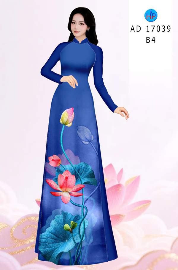 Vải Áo Dài Hoa Sen AD 17039 14 1786778943 249 vai ao dai hoa sen ad 17039