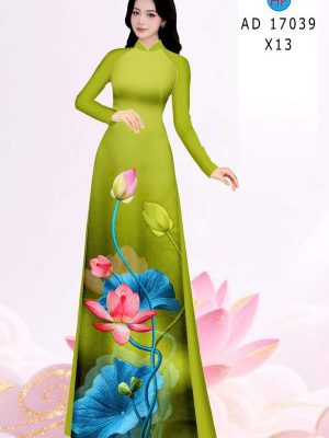 Vải Áo Dài Hoa Sen AD 17039 29 1786778943 963 vai ao dai hoa sen ad 17039