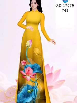 Vải Áo Dài Hoa Sen AD 17039 35 1786778944 314 vai ao dai hoa sen ad 17039
