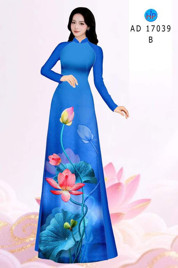 Vải Áo Dài Hoa Sen AD 17039 17 1786778944 963 vai ao dai hoa sen ad 17039