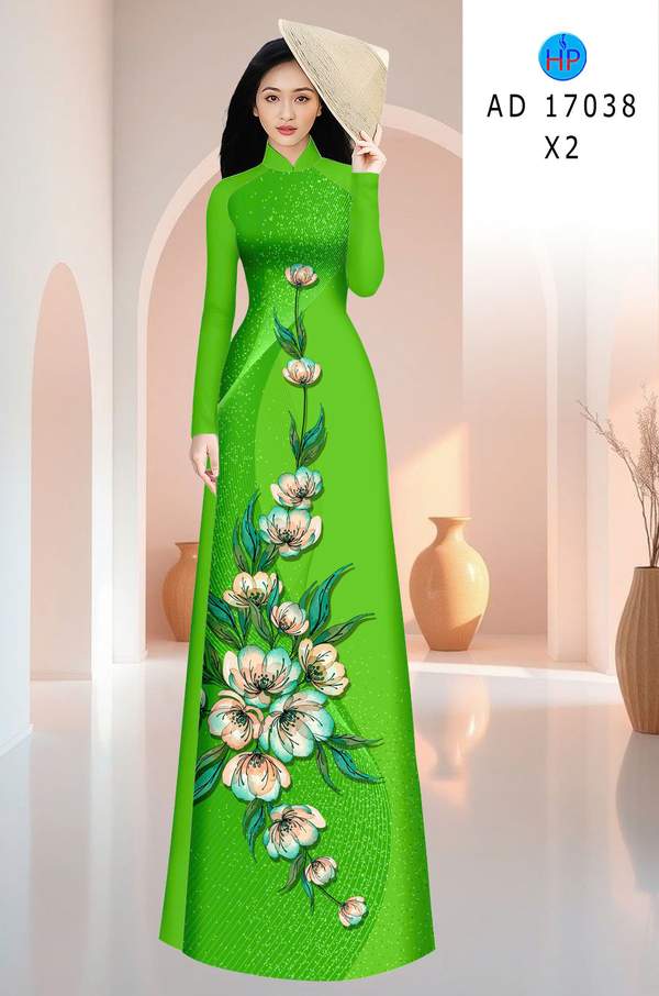 Vải Áo Dài Hoa In 3D AD 17038 10 1786779703 270 vai ao dai hoa in 3d ad 17038