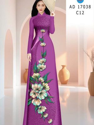 Vải Áo Dài Hoa In 3D AD 17038 26 1786779703 425 vai ao dai hoa in 3d ad 17038