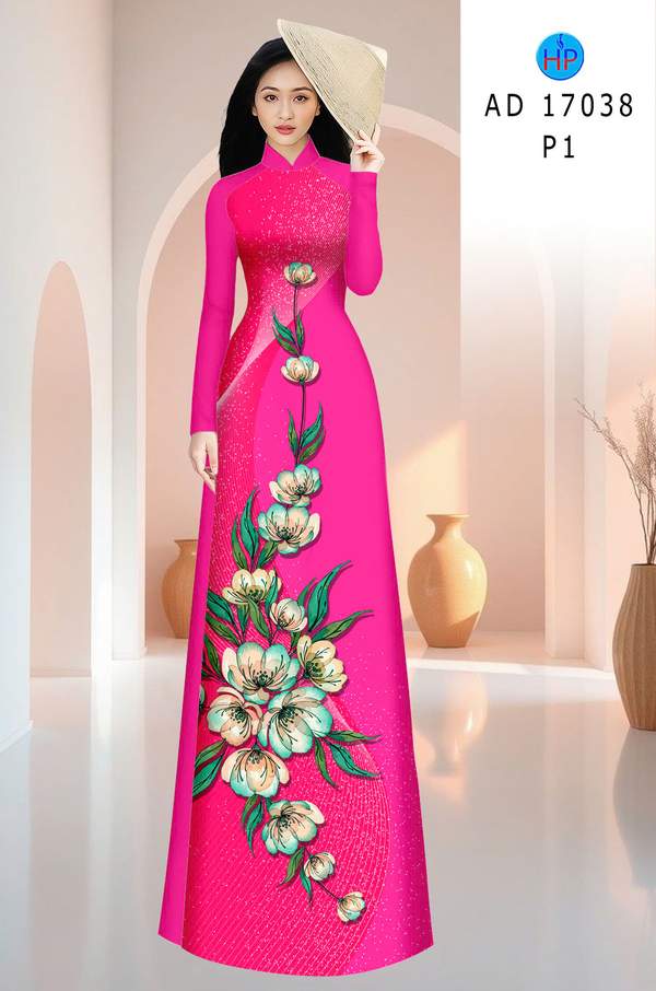 Vải Áo Dài Hoa In 3D AD 17038 7 1786779703 451 vai ao dai hoa in 3d ad 17038