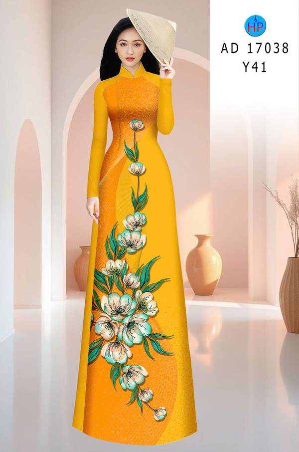 Vải Áo Dài Hoa In 3D AD 17038 8 1786779703 907 vai ao dai hoa in 3d ad 17038