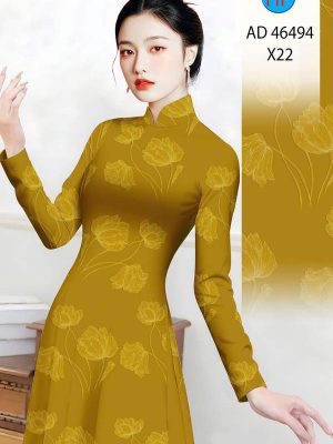 Vải Áo Dài Hoa In 3D AD 46494 20 1786861959 298 vai ao dai hoa in 3d ad 46494