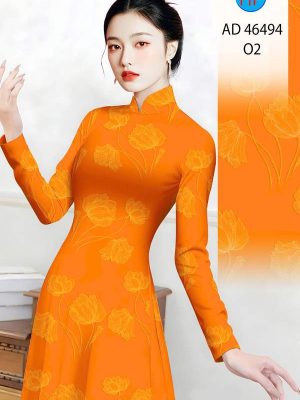Vải Áo Dài Hoa In 3D AD 46494 24 1786861960 239 vai ao dai hoa in 3d ad 46494