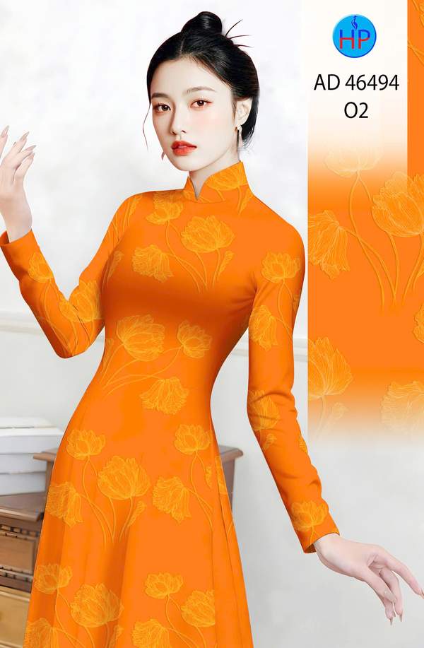 Vải Áo Dài Hoa In 3D AD 46494 6 1786861960 239 vai ao dai hoa in 3d ad 46494