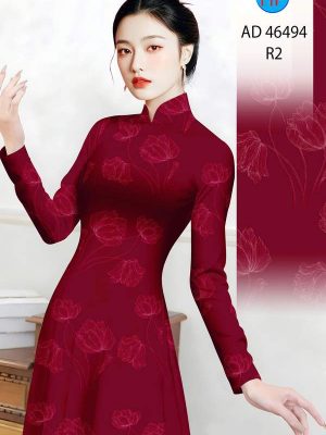 Vải Áo Dài Hoa In 3D AD 46494 30 1786861961 26 vai ao dai hoa in 3d ad 46494