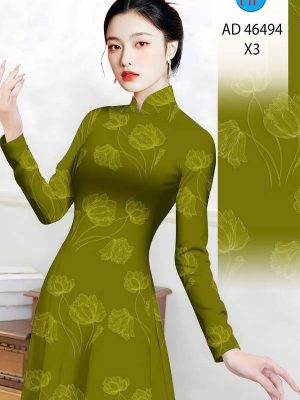 Vải Áo Dài Hoa In 3D AD 46494 27 1786861961 295 vai ao dai hoa in 3d ad 46494