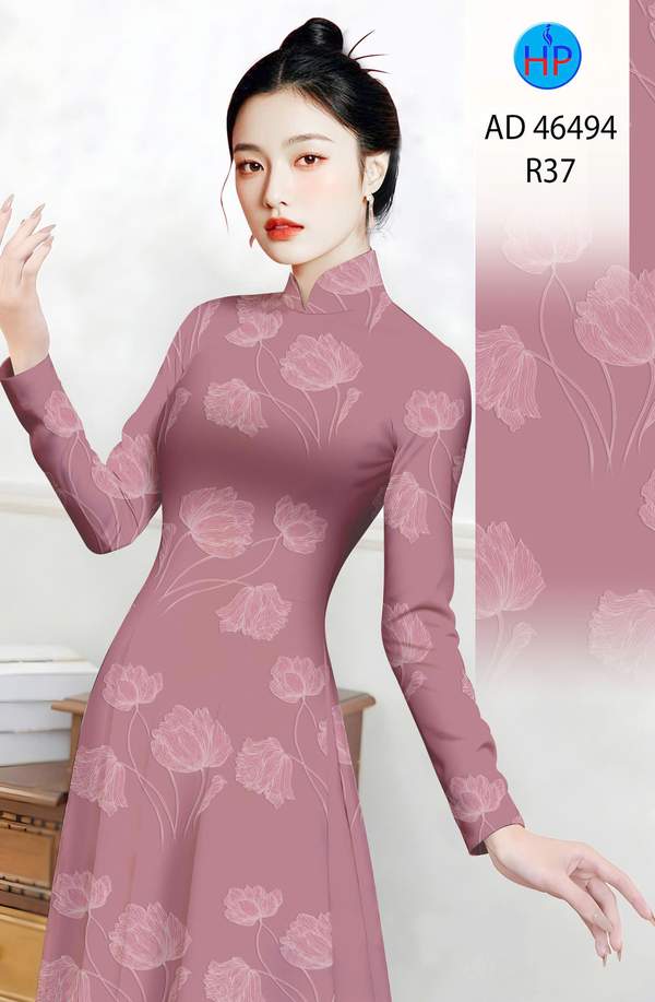Vải Áo Dài Hoa In 3D AD 46494 13 1786861961 386 vai ao dai hoa in 3d ad 46494