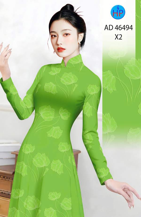 Vải Áo Dài Hoa In 3D AD 46494 10 1786861961 695 vai ao dai hoa in 3d ad 46494