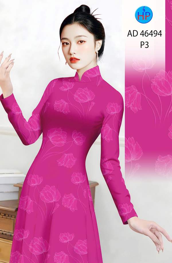 Vải Áo Dài Hoa In 3D AD 46494 19 1786861963 122 vai ao dai hoa in 3d ad 46494