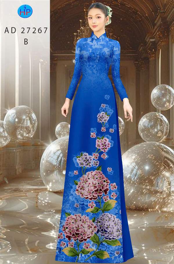 Vải Áo Dài Hoa In 3D AD 27267 9 1786932503 319 vai ao dai hoa in 3d ad 27267