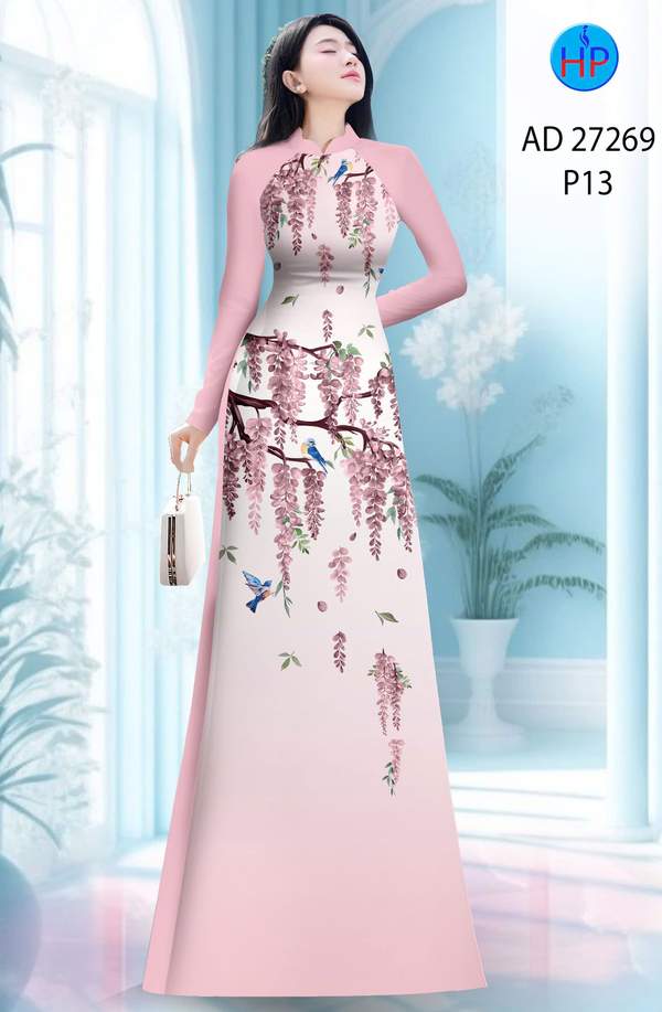Vải Áo Dài Hoa In 3D AD 27269 5 1786933361 30 vai ao dai hoa in 3d ad 27269