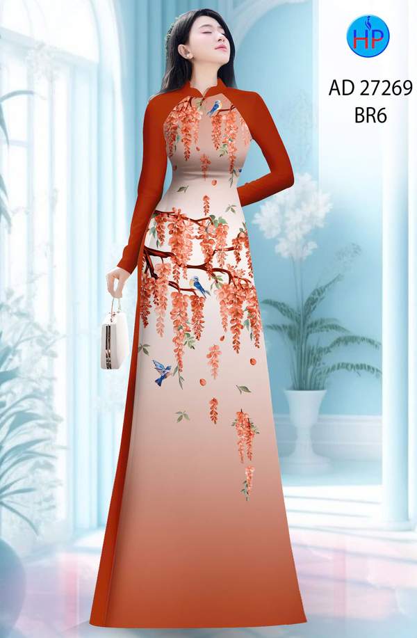 Vải Áo Dài Hoa In 3D AD 27269 9 1786933362 330 vai ao dai hoa in 3d ad 27269
