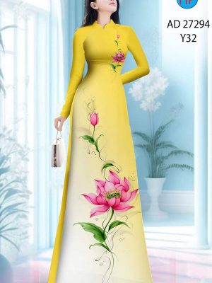 Vải Áo Dài Hoa Sen AD 27294 25 1787628942 617 vai ao dai hoa sen ad 27294