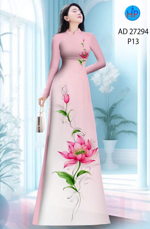 Vải Áo Dài Hoa Sen AD 27294 2 1787628942 900 vai ao dai hoa sen ad 27294