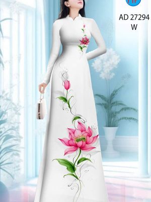 Vải Áo Dài Hoa Sen AD 27294 29 1787628943 236 vai ao dai hoa sen ad 27294