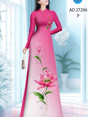 Vải Áo Dài Hoa Sen AD 27294 33 1787628944 343 vai ao dai hoa sen ad 27294