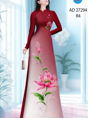 Vải Áo Dài Hoa Sen AD 27294 34 1787628944 373 vai ao dai hoa sen ad 27294