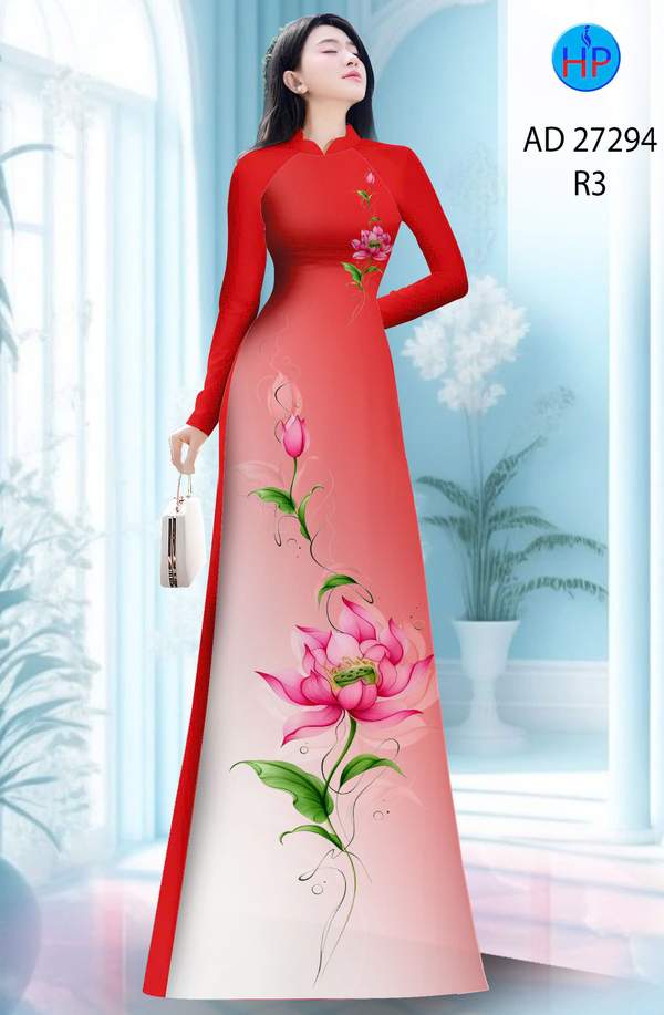Vải Áo Dài Hoa Sen AD 27294 10 1787628944 952 vai ao dai hoa sen ad 27294