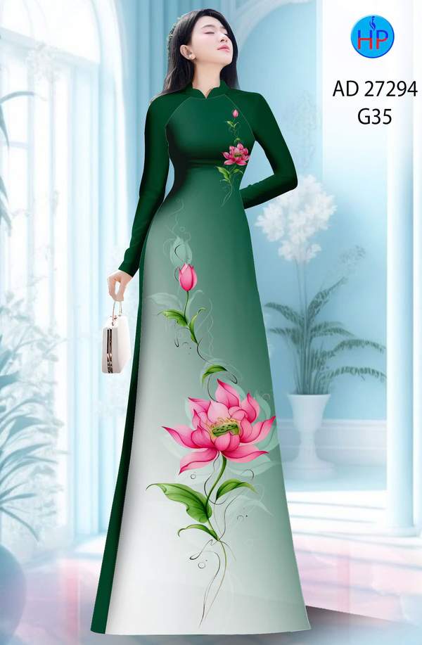 Vải Áo Dài Hoa Sen AD 27294 15 1787628945 567 vai ao dai hoa sen ad 27294